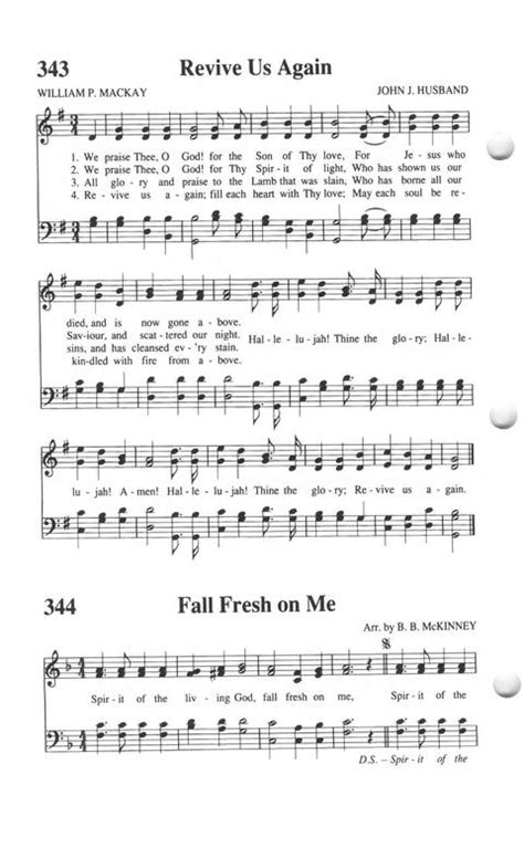 Spirit of the Living God, Fall fresh on me Lyrics in PDF format.